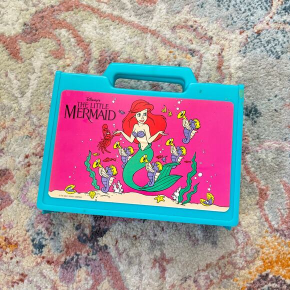 Vintage 90s Disney Little Mermaid lunch box - Picture 1 of 6